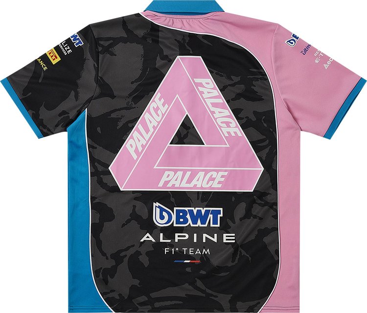 Palace x Kappa For Alpine Tech Polo Night Desert Camo