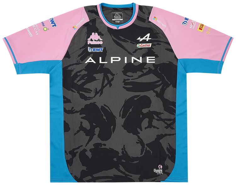 Palace x Kappa For Alpine Driver Jersey Night Desert Camo