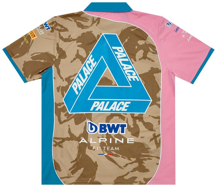 Palace x Kappa For Alpine Tech Polo Desert Camo