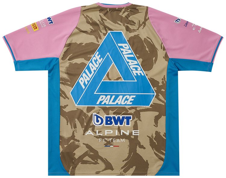 Palace x Kappa For Alpine Driver Jersey Desert Camo