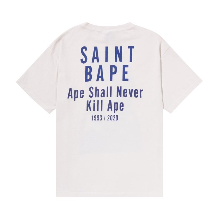 BAPE x Saint MXXXXXX Skull Tee White