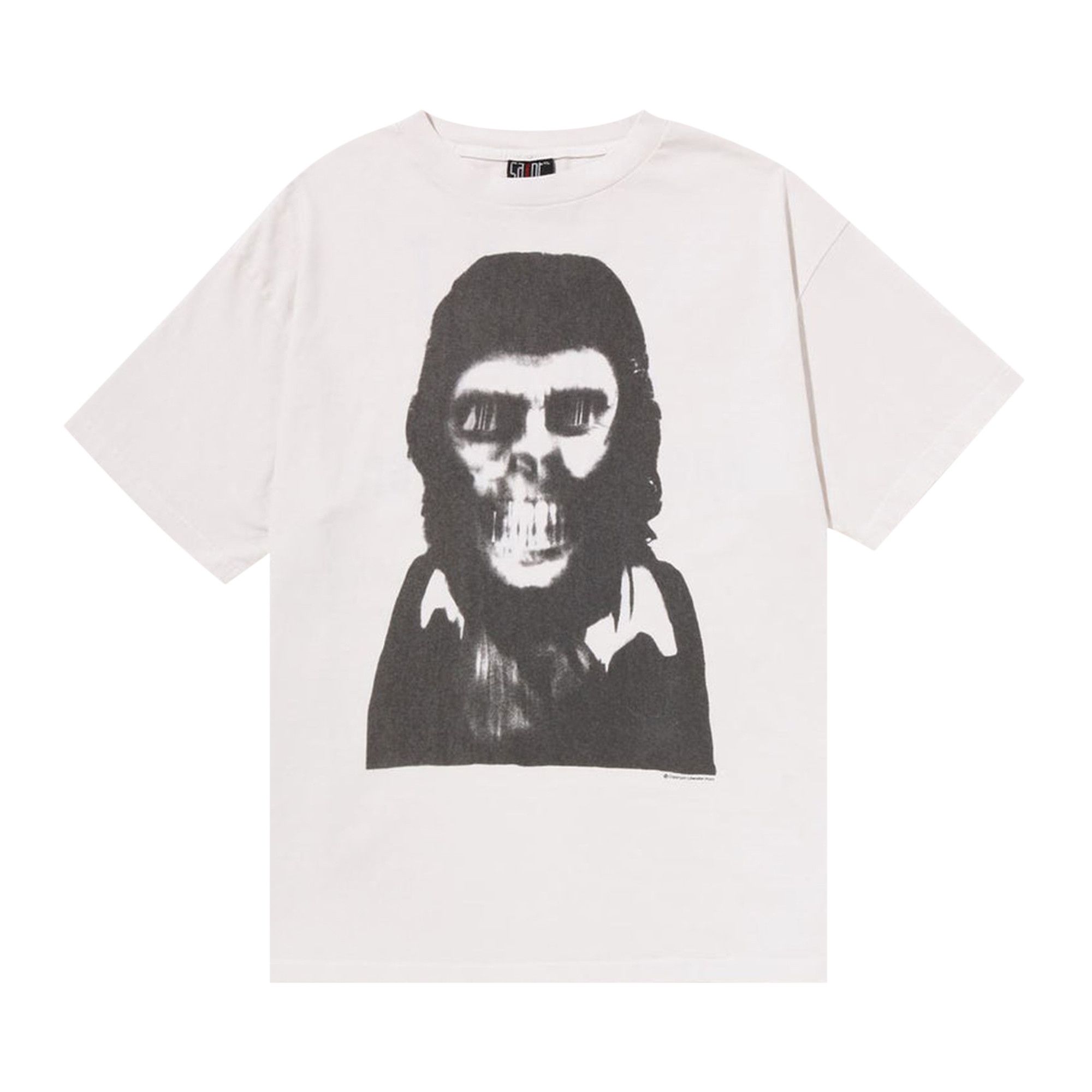 Buy BAPE x Saint MXXXXXX Skull Tee 'White' - 1J23 109 902 WHITE | GOAT