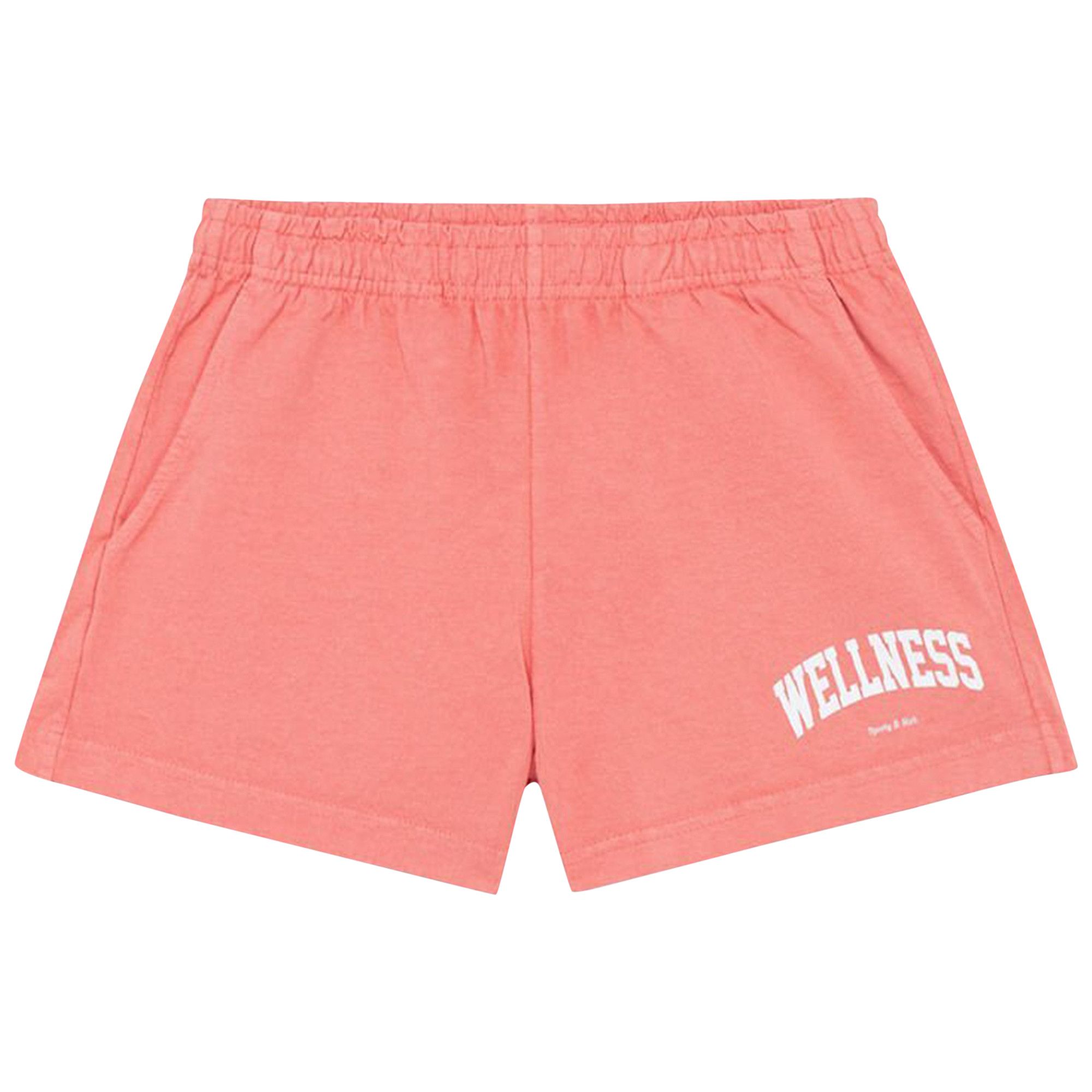 Sporty&Rich｜SHORTS (SALMON/WHITE (SH884)) Wellness Ivy Disco Short - Salmon/White – Sporty & Rich