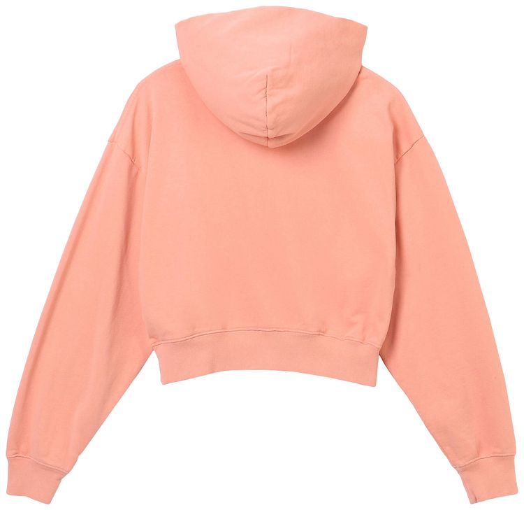 Sporty  Rich Wellness Ivy Cropped Hoodie SalmonWhite