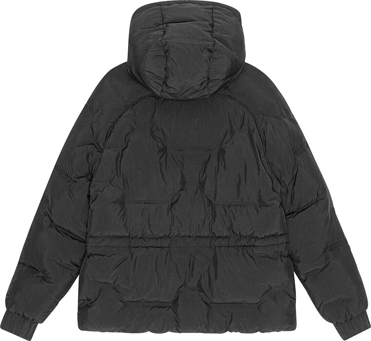 GANNI Soft Puffer Short Raglan Jacket Black