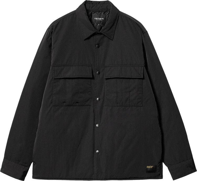 Buy Carhartt WIP Fresno Shirt Jacket 'Black' - I032211 BLAC | GOAT