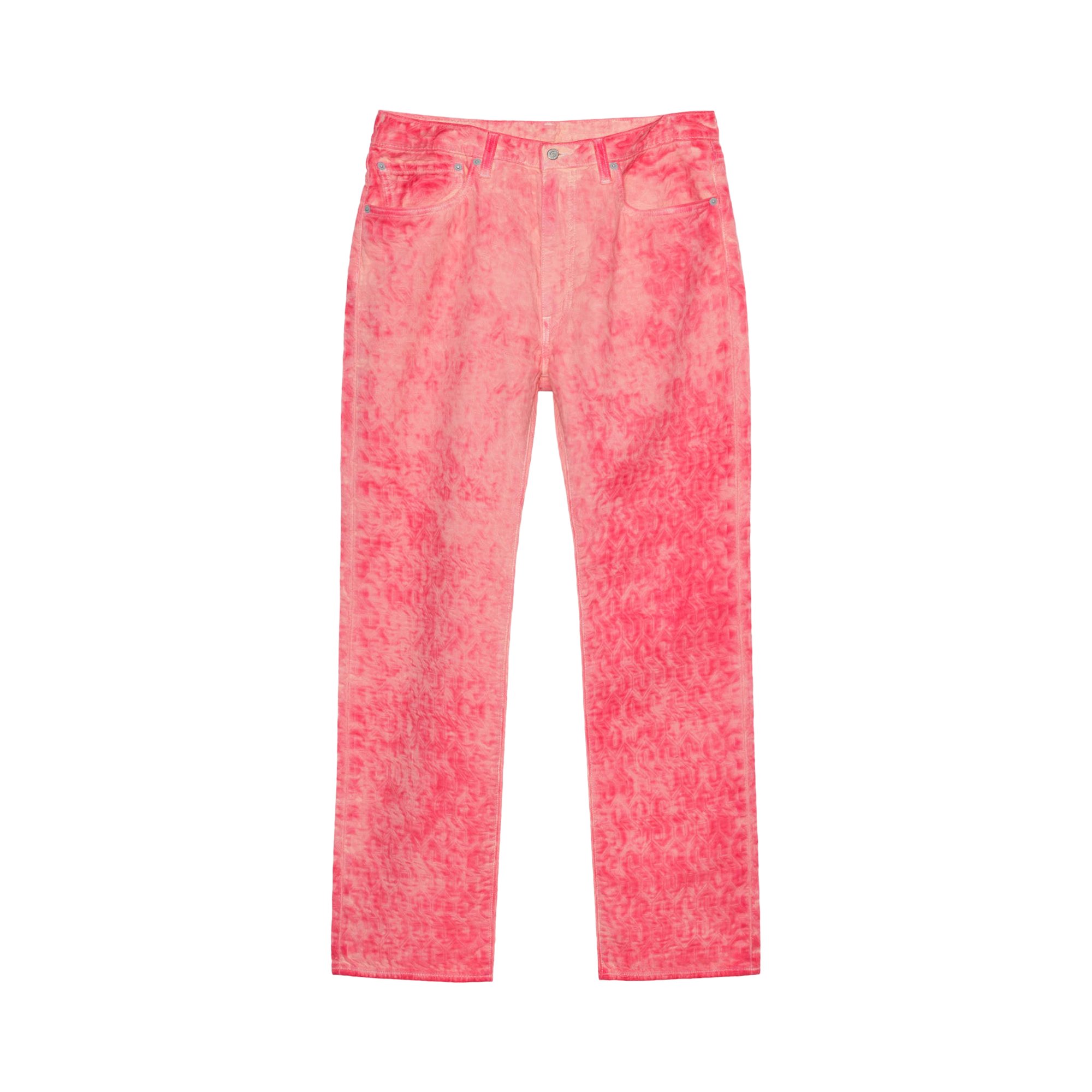Buy Levi's x Stussy Dyed Jacquard Jean 'Pink' - A52190000 | GOAT