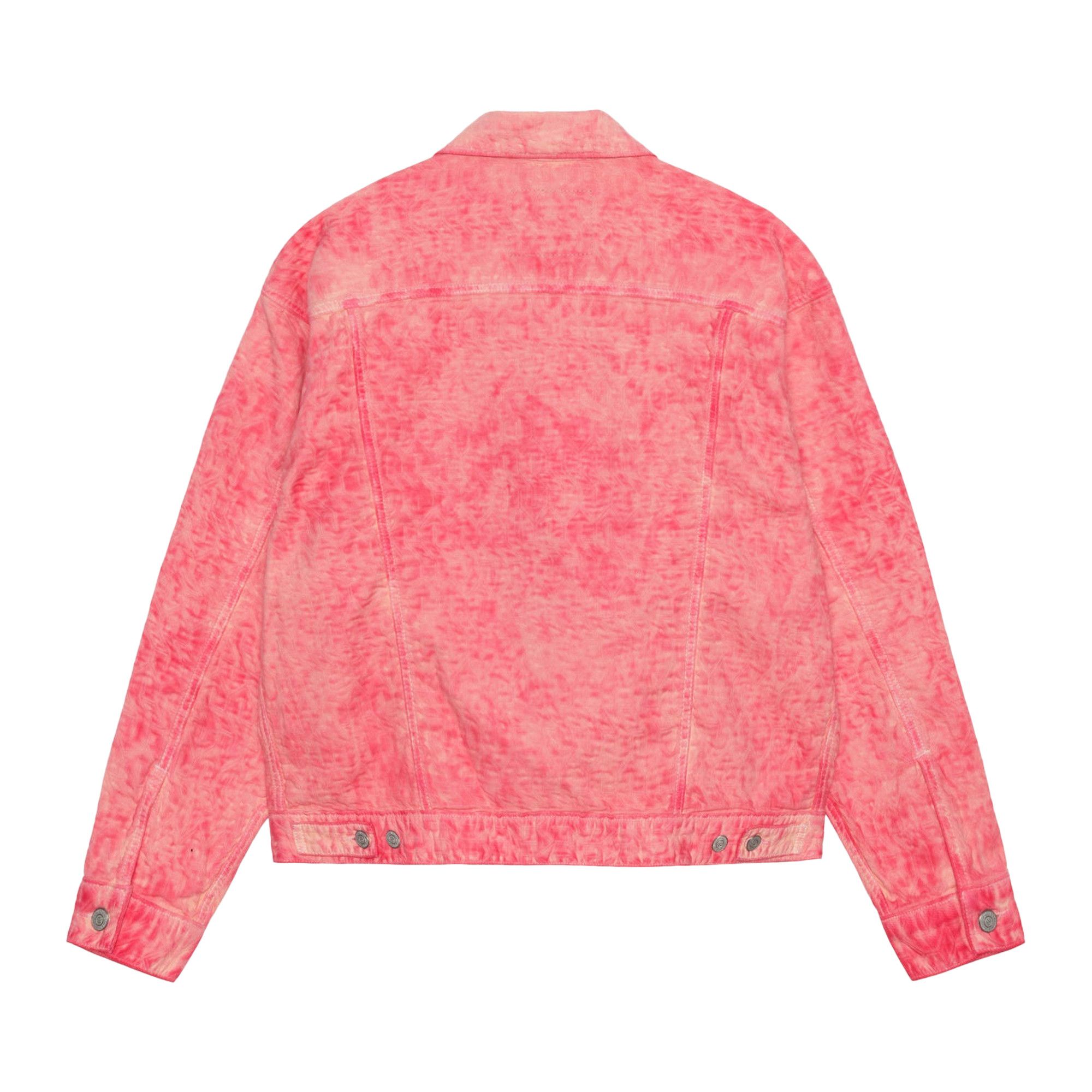 Buy Levi s x Stussy Dyed Jacquard Trucker Jacket Pink A52160000 GOAT CA