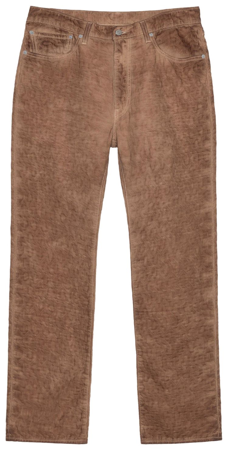 Levis x Stussy Dyed Jacquard Jean Brown