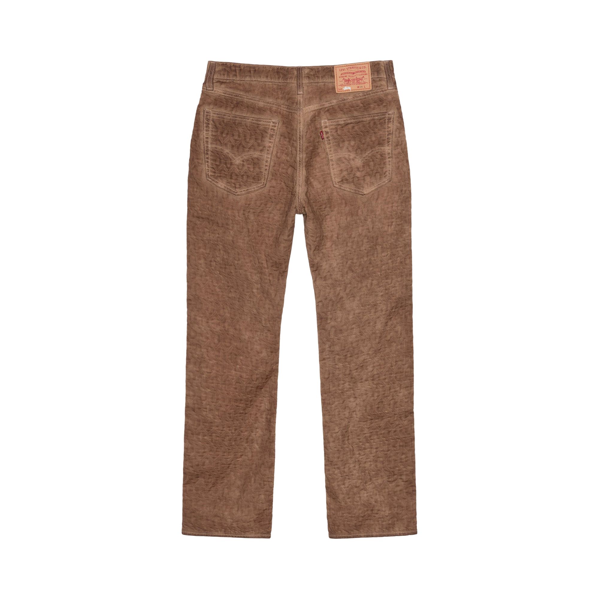 パンツ Stussy Levi's Dyed Jacquard Jeans Brown Stüssy & Levi's® Jacquard Jeans - Brown | Levi's® US