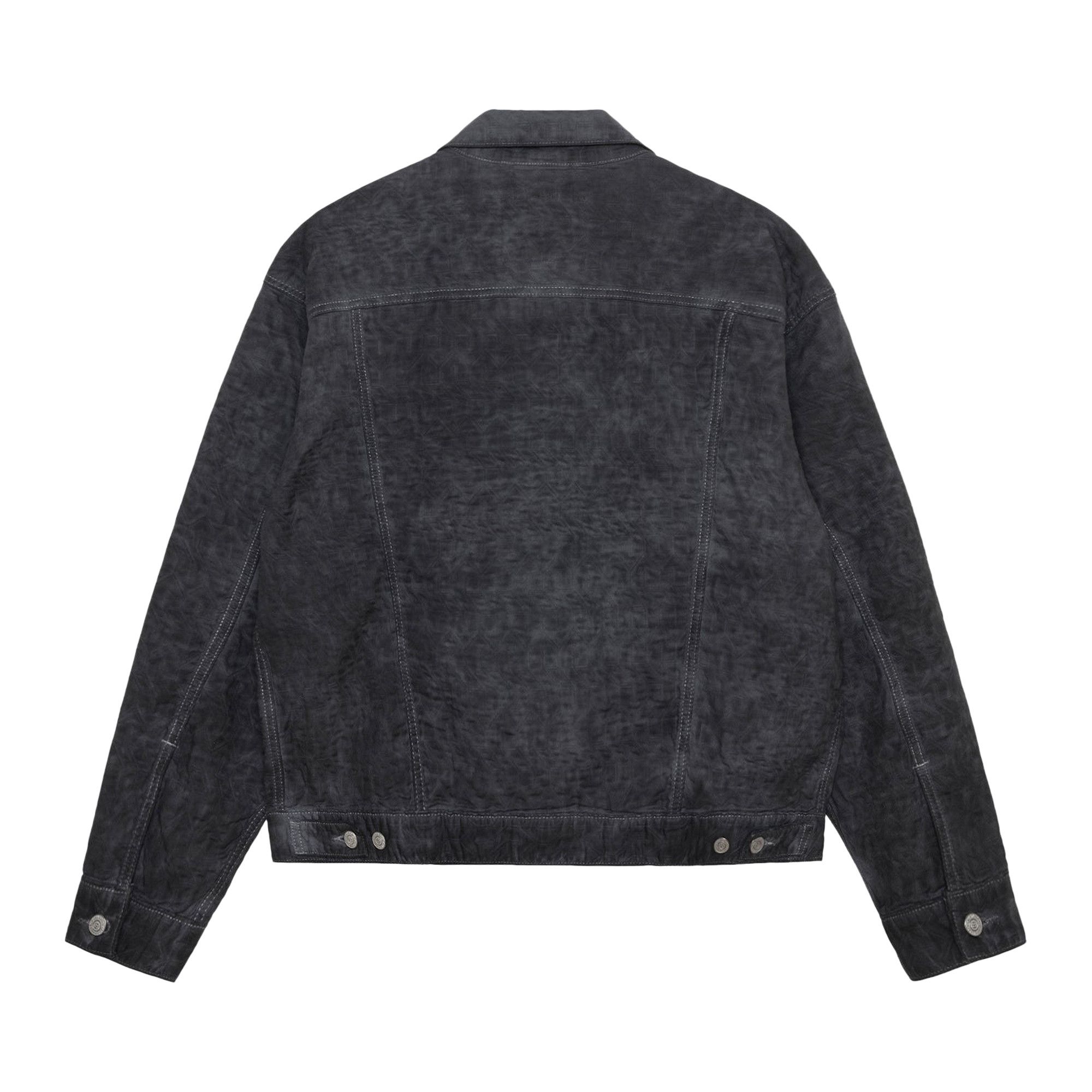 Size xxl Levi's x Stussy Dyed Jacquard Trucker Jacket 'Black'