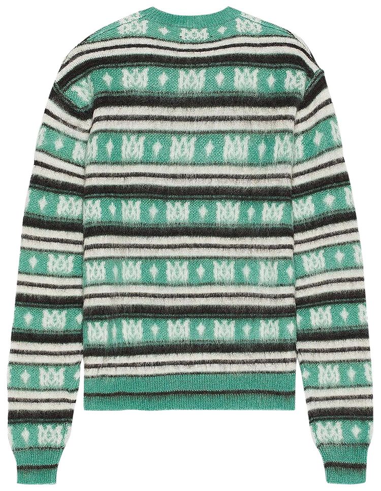 Amiri Skater Stripe Sweater Green