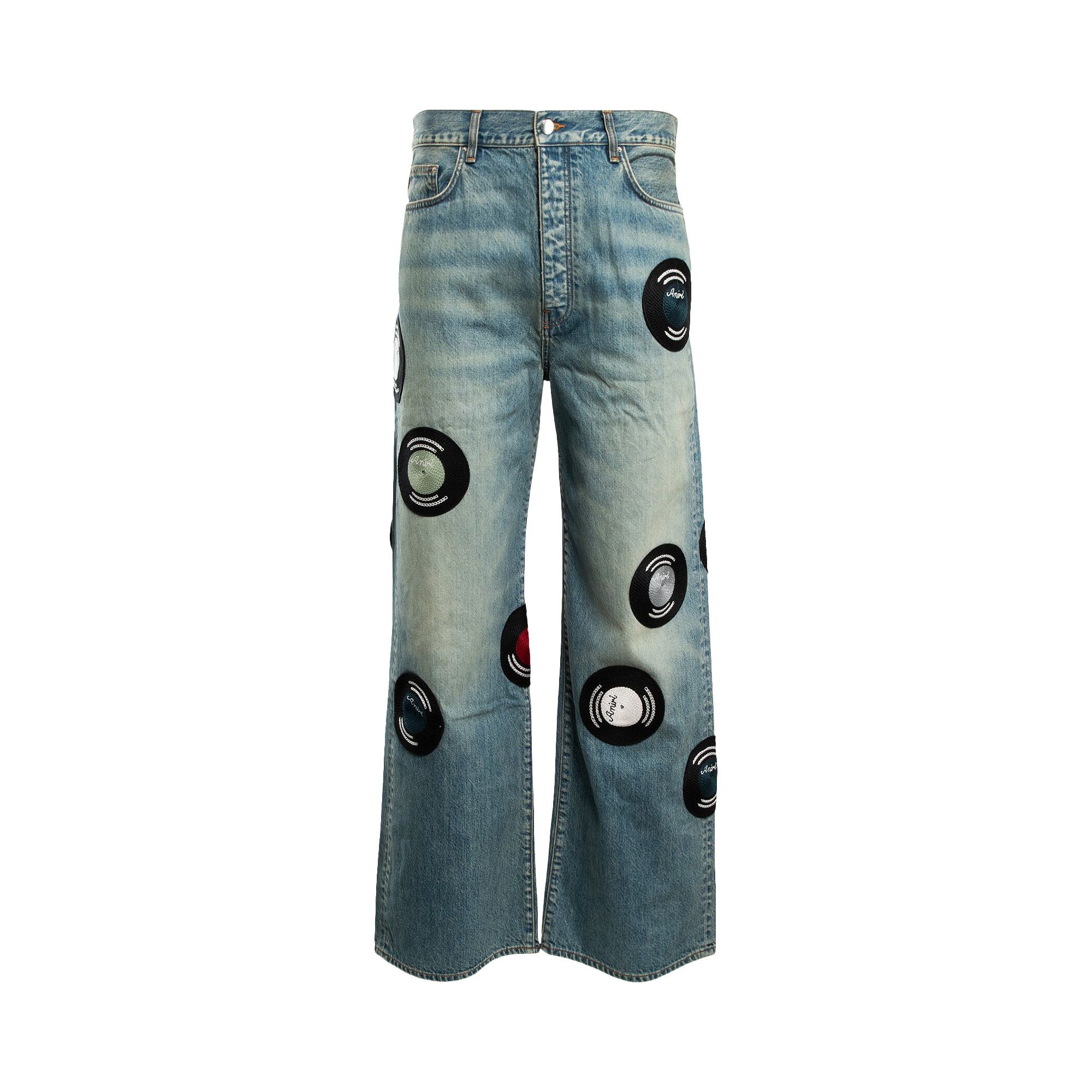 新品 AMIRI BAGGY RECORD JEAN 31 AMIRI BAGGY RECORD JEAN | REVERSIBLE