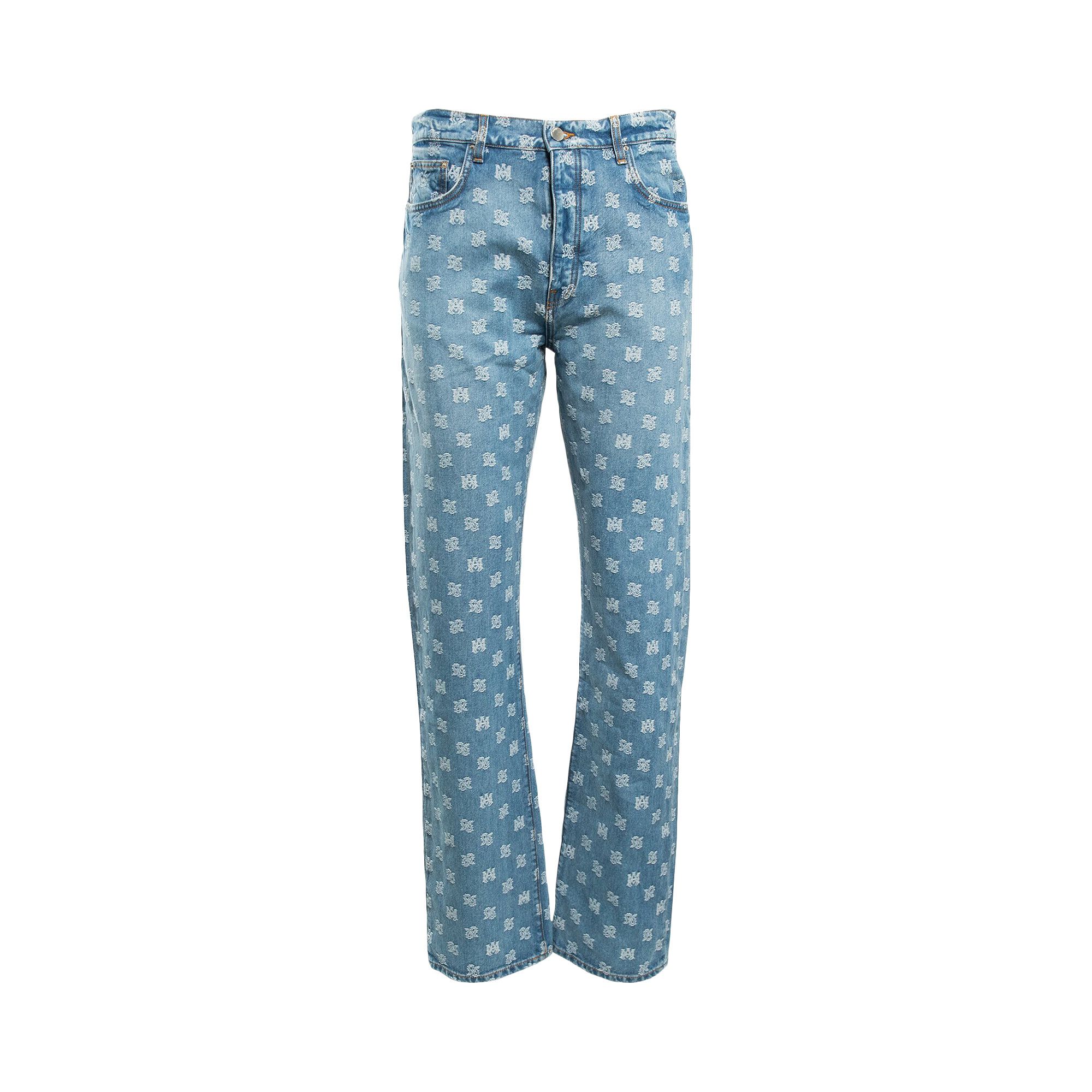 大切な Straight Jacquard Paisley MA Amiri Buy Jean Indigo 'Perfect パンツ