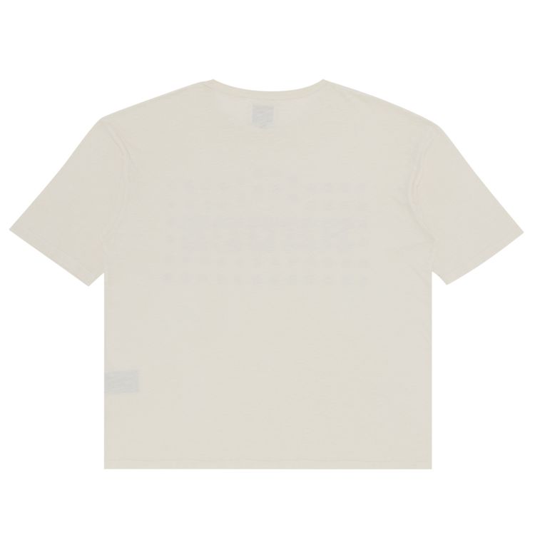 Rhude Flocked Burnout Tee Vintage White