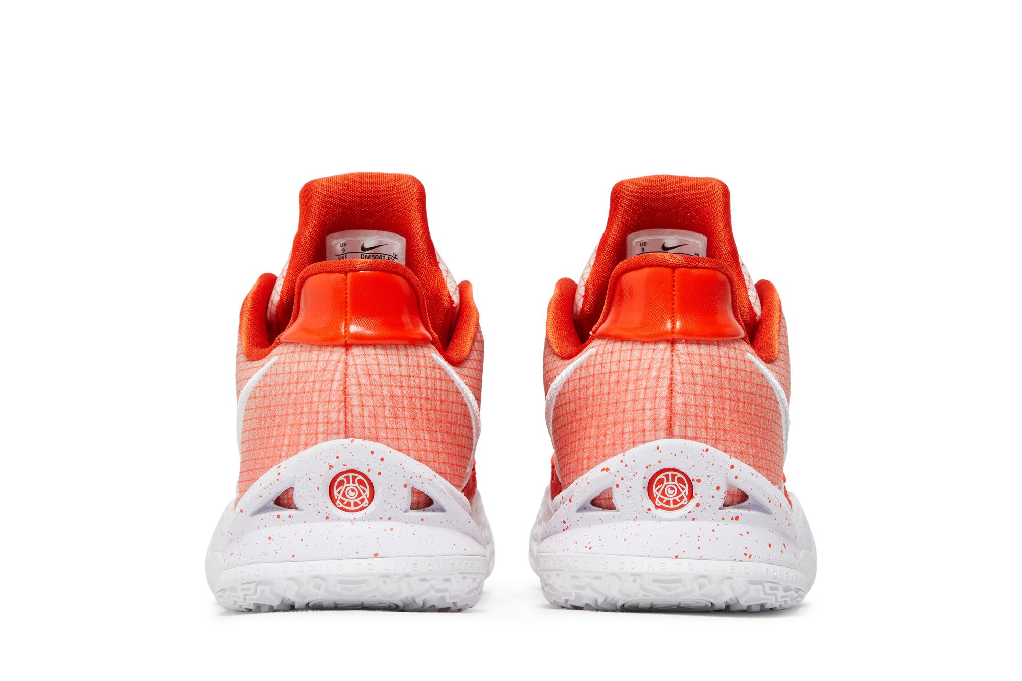 Kyrie 4 orange and white top