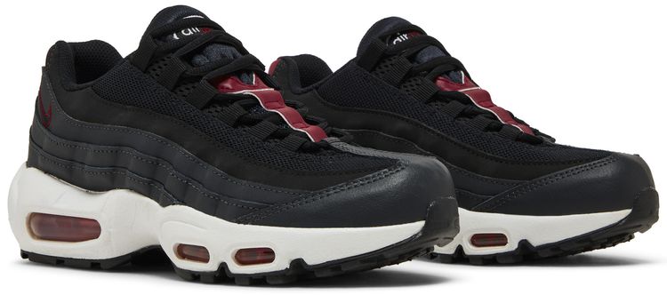 Nike Air Max 95 Recraft GS Anthracite Team Red