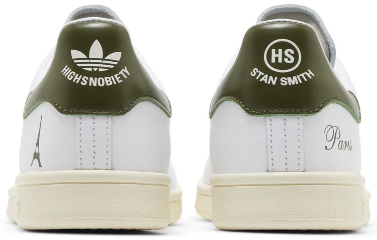 Highsnobiety x adidas Stan Smith Not In Paris White Green