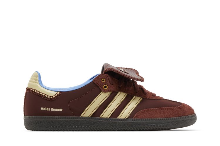 adidas gazelle silver green womens Adidas x Wales Bonner Pony Tonal Samba Shoes – Extra Butter main image 1