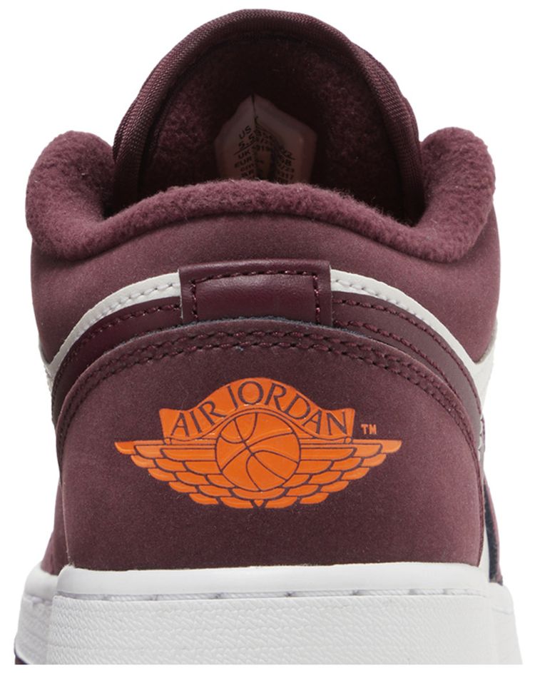 Air Jordan 1 Low GS Night Maroon
