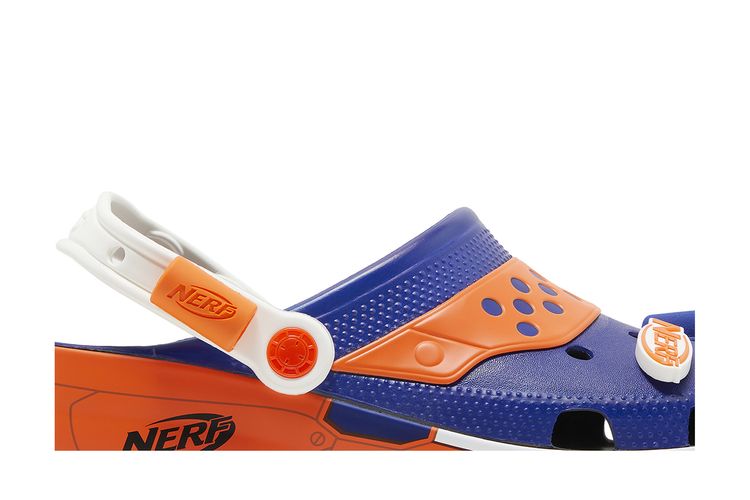 Crocs X NERF Classic Clog NERF Blaster Dart Unisex M 8/ W 10 Royal Blue Orange 1294365_00.png.png main image 2