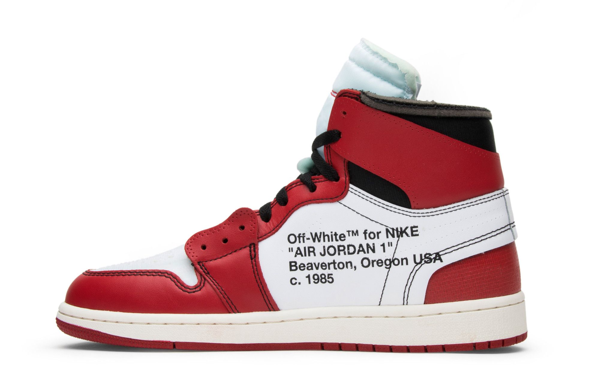 Aj1 x off white chicago on sale