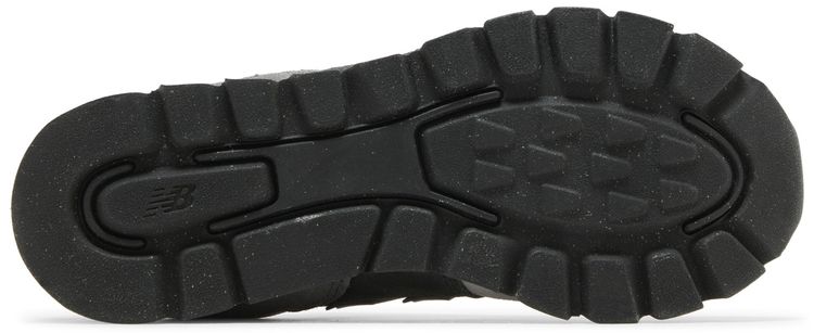 New Balance 574 Big Kid Wide Blacktop White