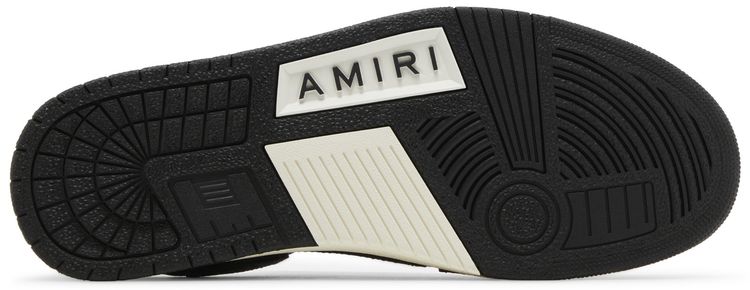 Amiri Skel Top Low Crystal   Black White