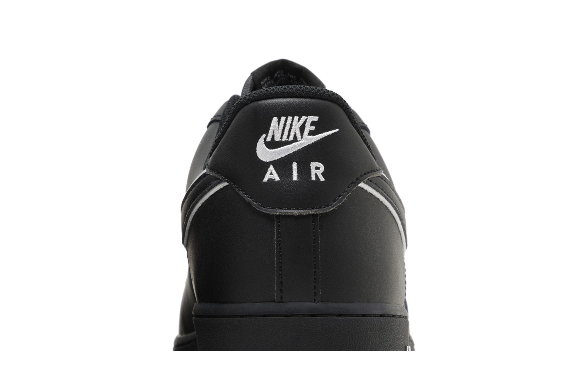 Buy Nike Air Force 1 '07 'Black White Outlined Swoosh' - DV0788