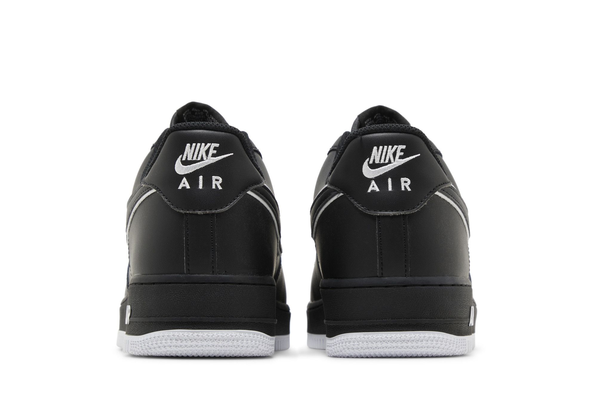 air force 1 outline black