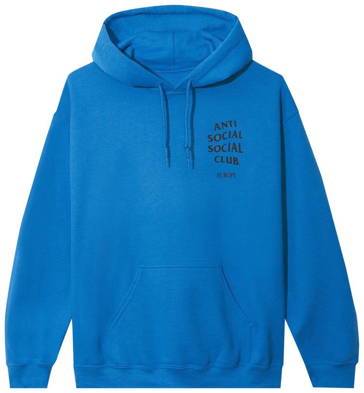 Anti Social Social Club Europe Hoodie Blue