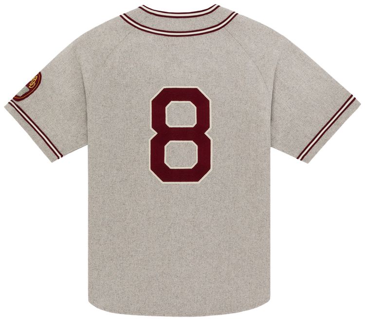 Aime Leon Dore x Mitchell  Ness Team Baseball Jersey Oatmeal