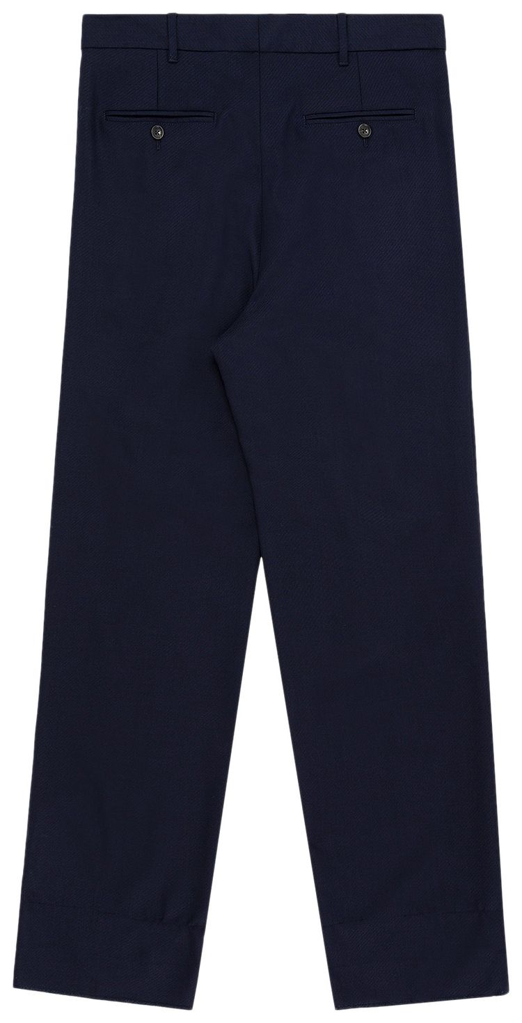 Aime Leon Dore Double Pleated Wool Trouser Navy