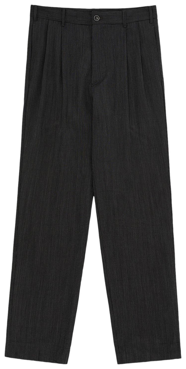Aime Leon Dore Double Pleated Wool Trouser Charcoal