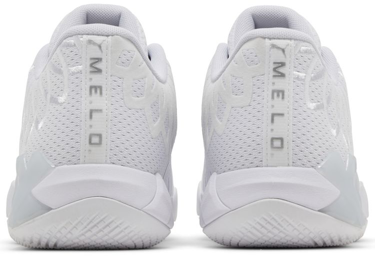 Puma MB01 Lo Jr Team Colors   Triple White