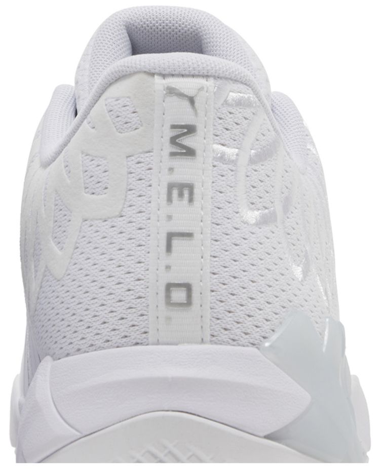 Puma MB01 Lo Jr Team Colors   Triple White
