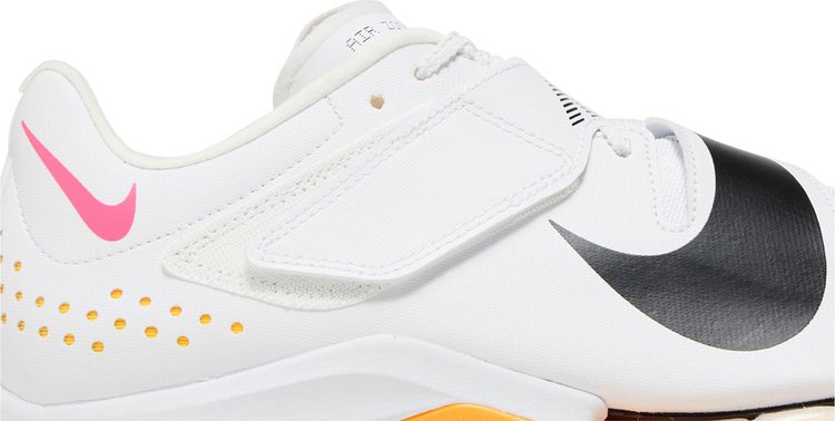 Air Zoom Long Jump Elite White Hyper Pink Orange