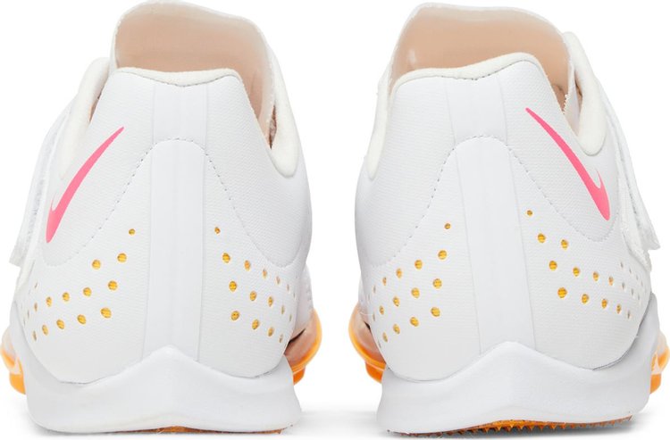 Air Zoom Long Jump Elite White Hyper Pink Orange