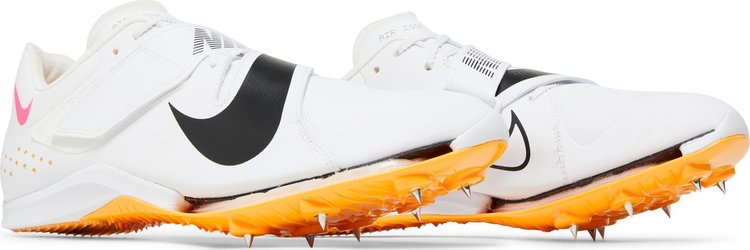 Air Zoom Long Jump Elite White Hyper Pink Orange