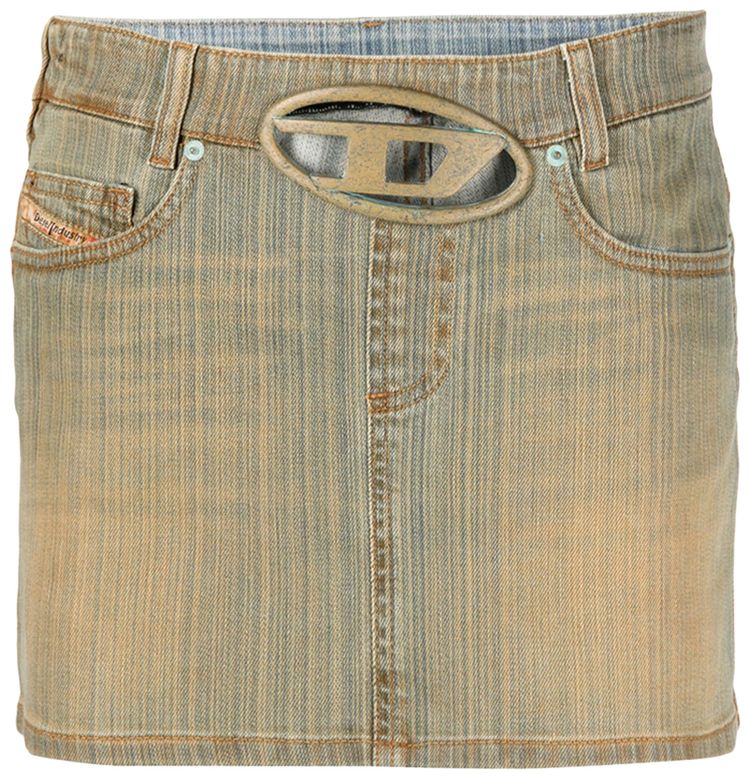 Buy Diesel De-Ron-Fsd Skirt 'Denim' - A12264 0NLAU 01 | GOAT