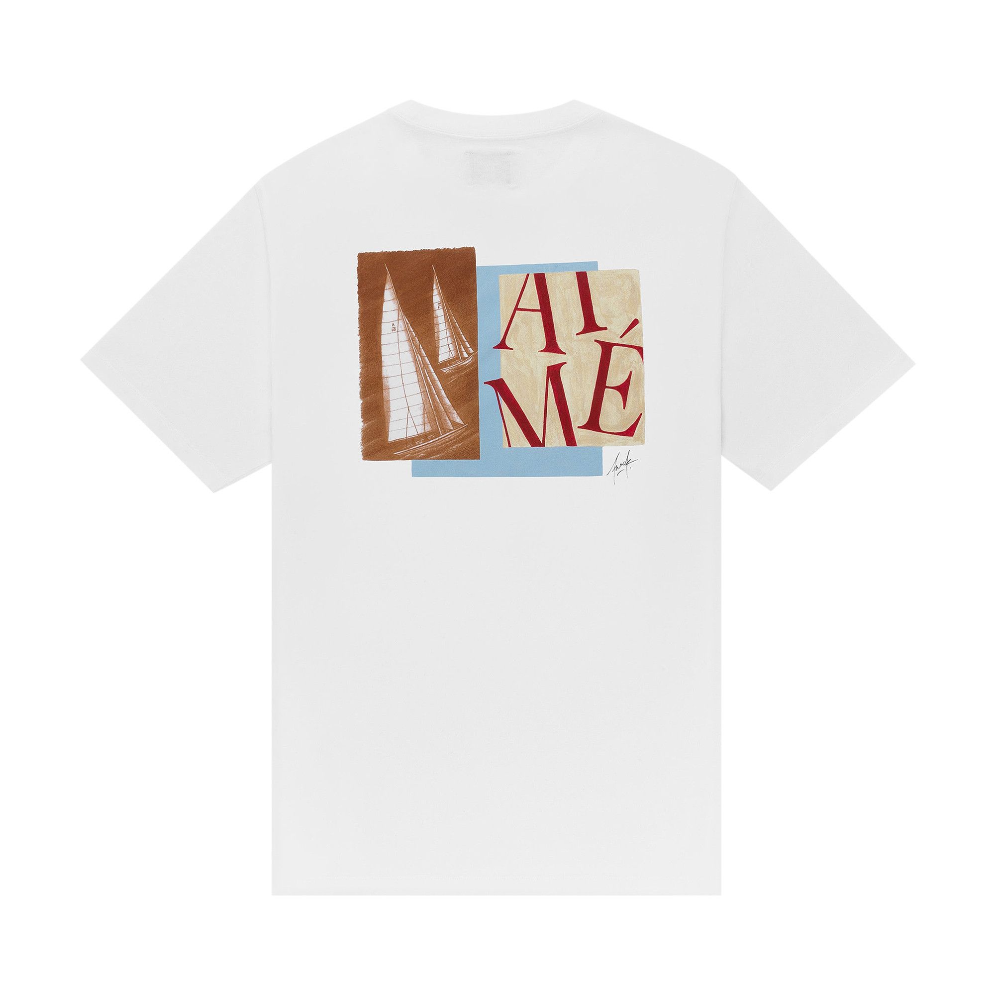 Buy Aimé Leon Dore x Franck Pellegrino Sailing Tee 'White