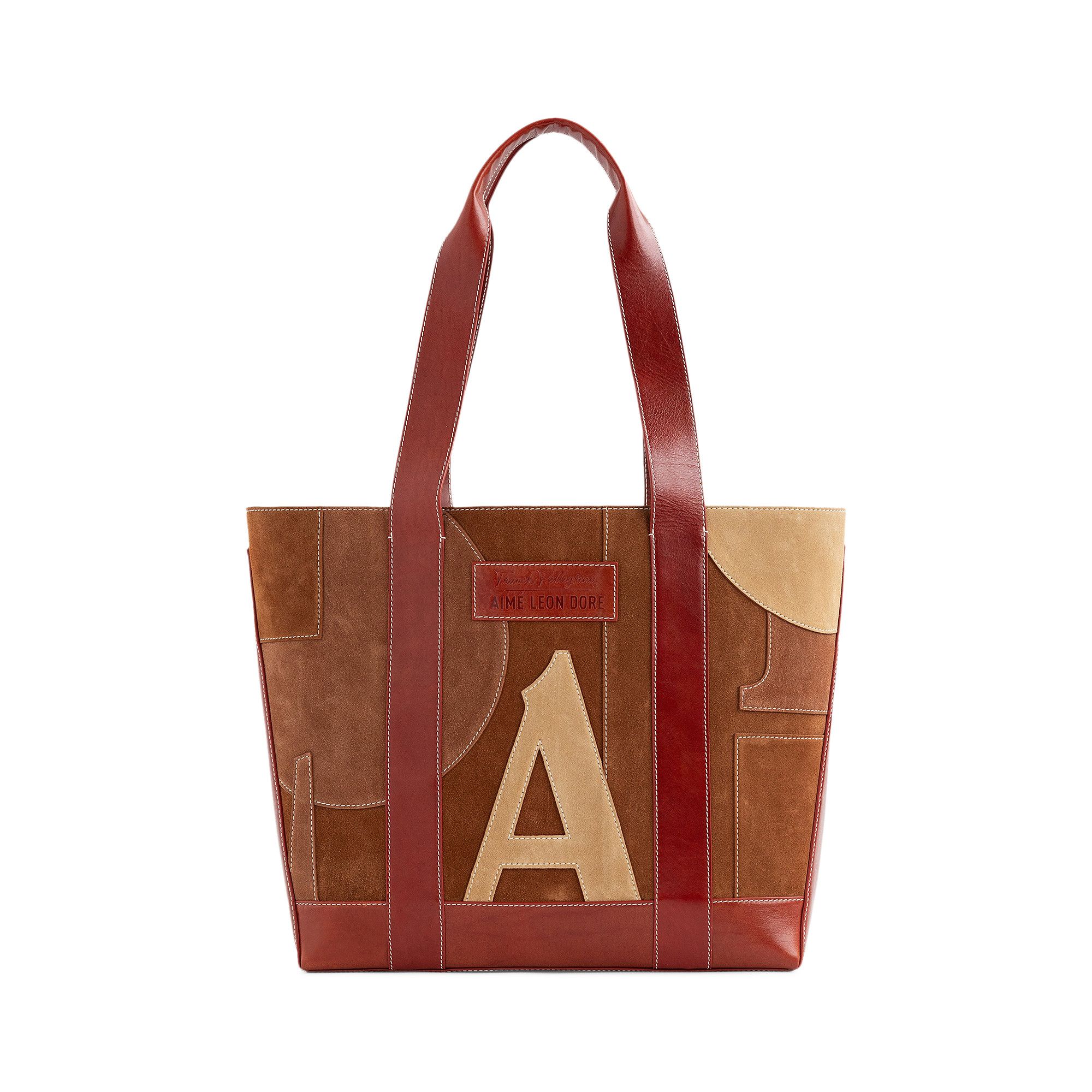 Buy Aimé Leon Dore x Franck Pellegrino Suede Tote Bag 'Brown
