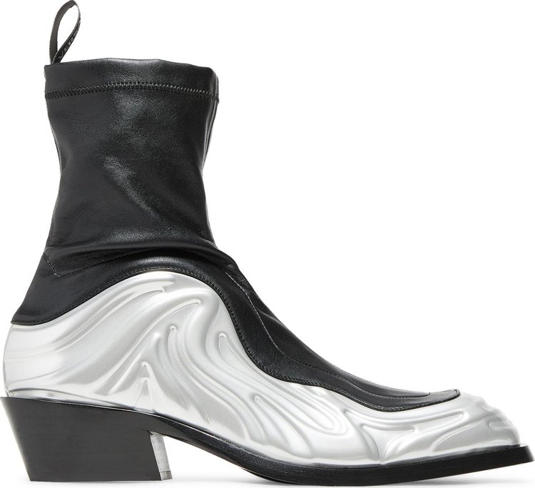 Versace Solare Boots 'Silver Black'