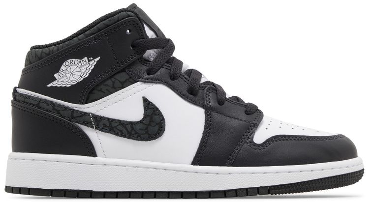 Air Jordan 1 Mid SE GS Panda Elephant