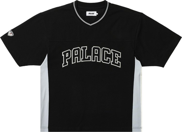 Palace Panel V-Neck Jersey 'Black'