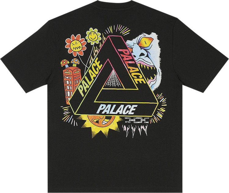 Palace Tri Lottie T Shirt Black