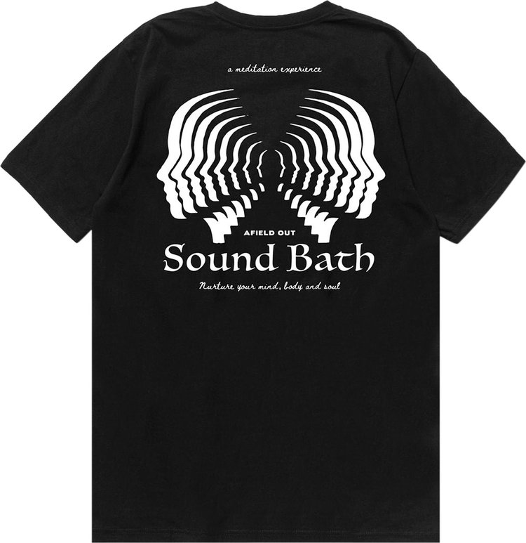 Afield Out Sound T Shirt Black