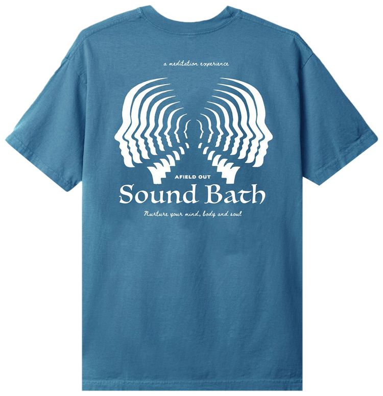 Afield Out Sound T Shirt Blue