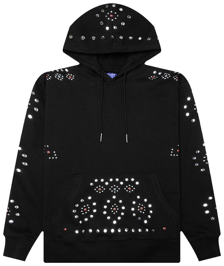 Market Studded Pullover Hoodie Black