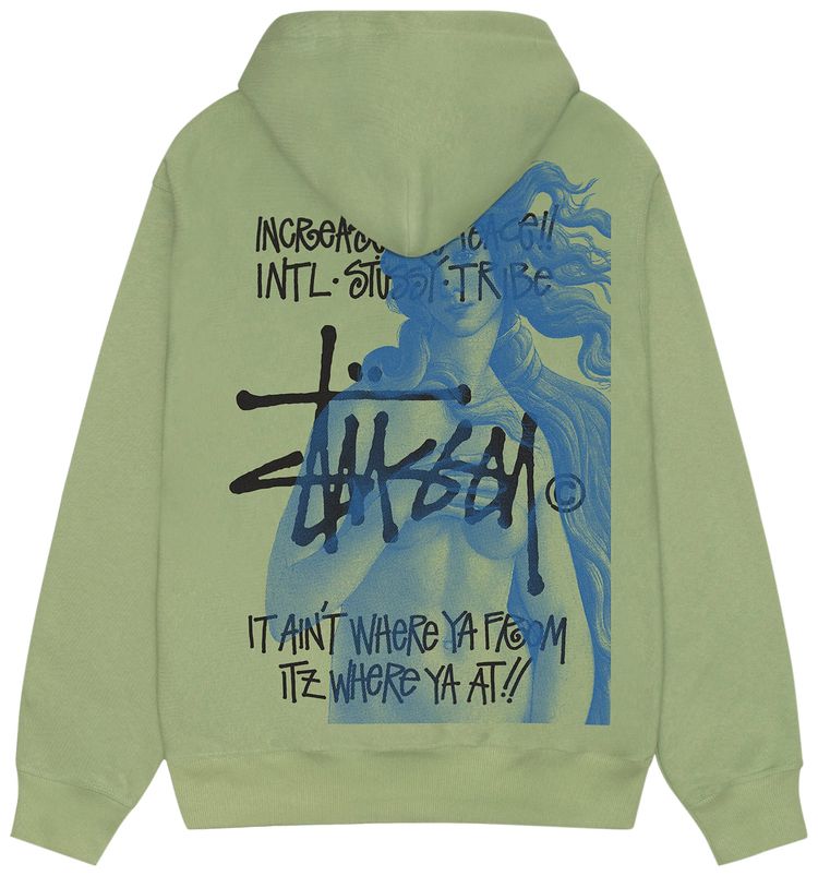 Stussy IST Venus Zip Hoodie Moss